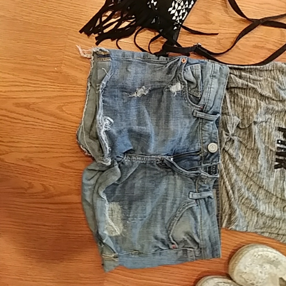 Aeropostale size 2 shorts distressed